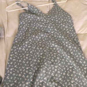 never worn blue and white brandy dress